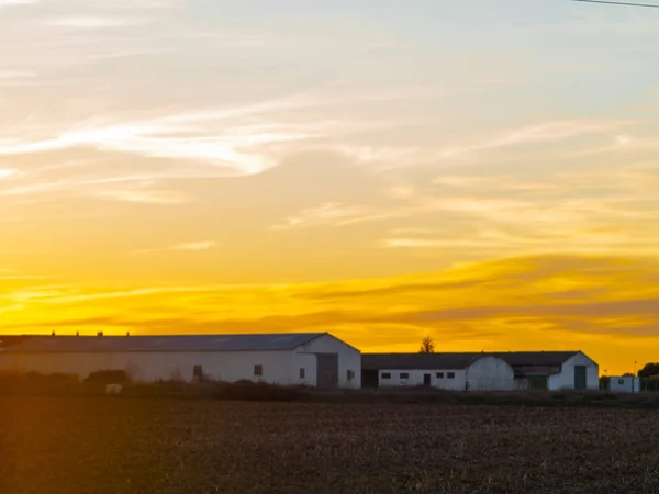 Bela Paisagem Pôr Sol Espanha Natureza — Fotografia de Stock