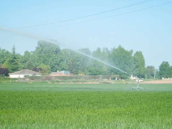 Bevattningssystem Landsbygden Spanien — Stockfoto