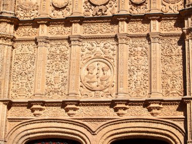 Salamanca, İspanya 'daki antik tarihi katedral