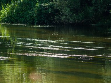 Ispanya 'da güzel bir göl. Doğa, seyahat
