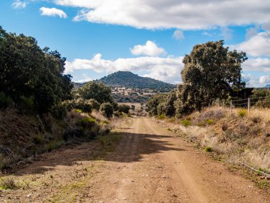 İspanya'da yaz gününde güzel manzara  