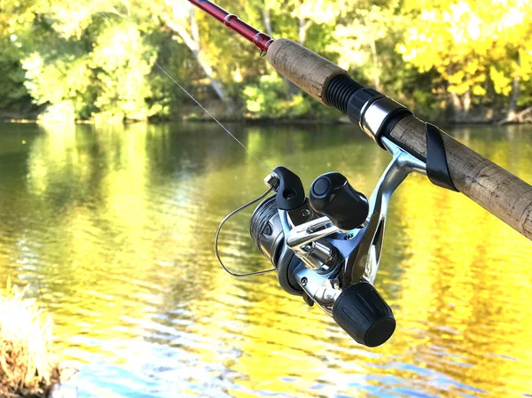 Fishing River Salamanca Spain — Stock Photo, Image