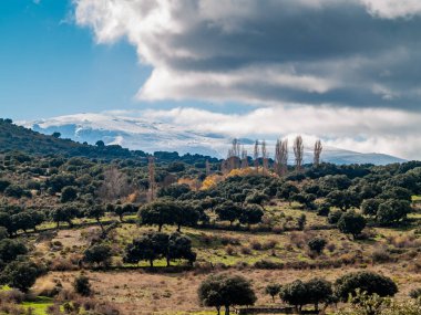 İspanya'da yaz gününde güzel manzara  