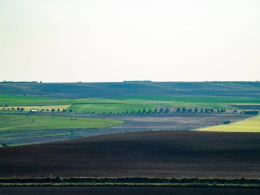 Kırsal, İspanya'da güzel manzara 