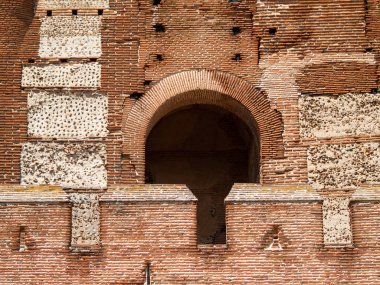 Medine del Campo'daki Taş Kale,Valladodid,İspanya