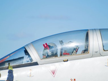 pilot ve Uçak, uçak. Hava gösterisi