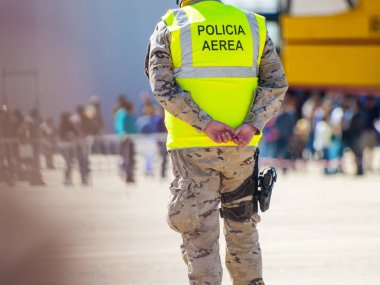 iş yerinde polis, Salamanca, İspanya