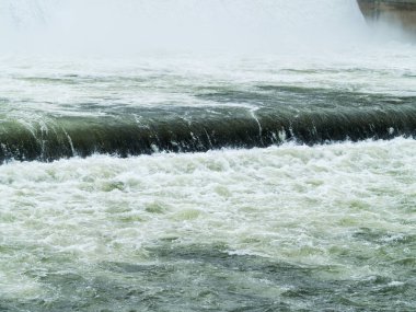 Aldeadavila Barajı Uluslararası douro doğal park. Arribes del duero, Salamanca, İspanya. 