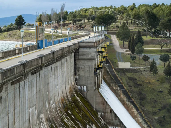 Aldeadavila Dam Internationale Natuurpark Van Douro Arribes Del Duero Salamanca — Stockfoto