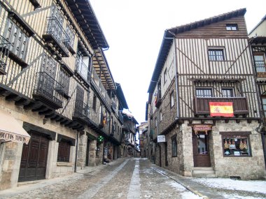 Cityscape Alberca, Salamanca, İspanya