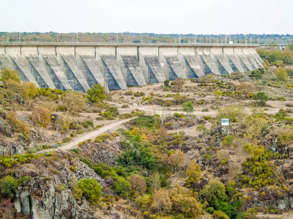 Aldeadavila Dam Internationale Natuurpark Van Douro Arribes Del Duero Salamanca — Stockfoto
