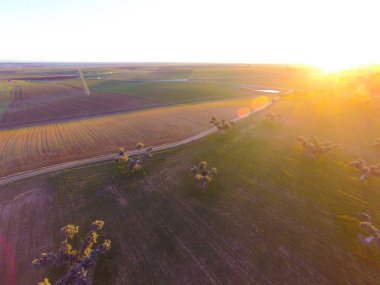 alanın havadan görüntüsü 