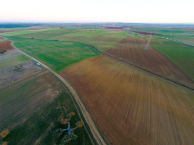 alanın havadan görüntüsü 