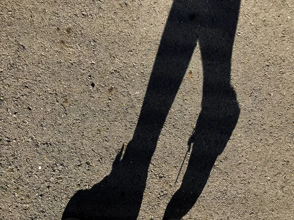 Silueta Sombra Persona —  Fotos de Stock