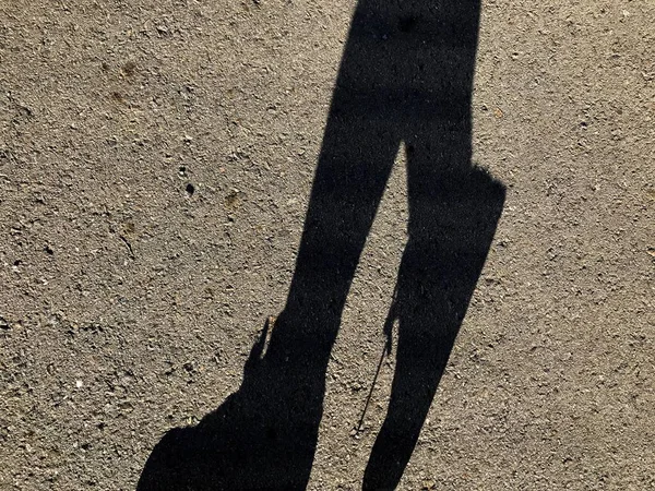 Silueta Sombra Persona —  Fotos de Stock