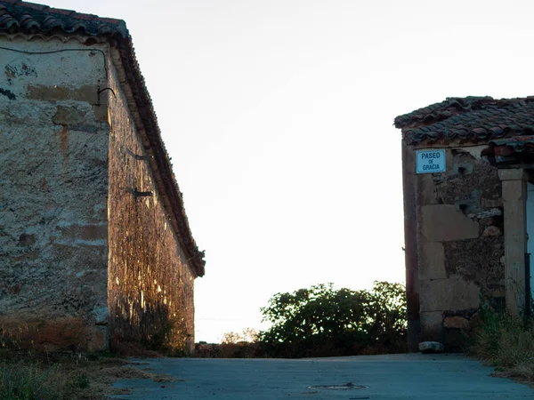 Edifícios Antigos Aldeia Espanhola — Fotografia de Stock