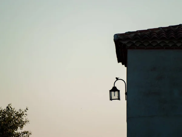 Vintage Lampa Ścianie Domu — Zdjęcie stockowe