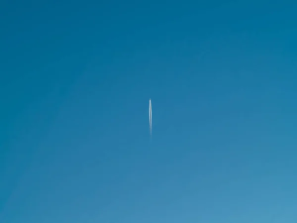 Aeroplano Cielo Viaggi Natura — Foto Stock