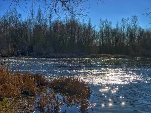 Beatiful River Huerta Salamanca Spain — Stock Photo, Image