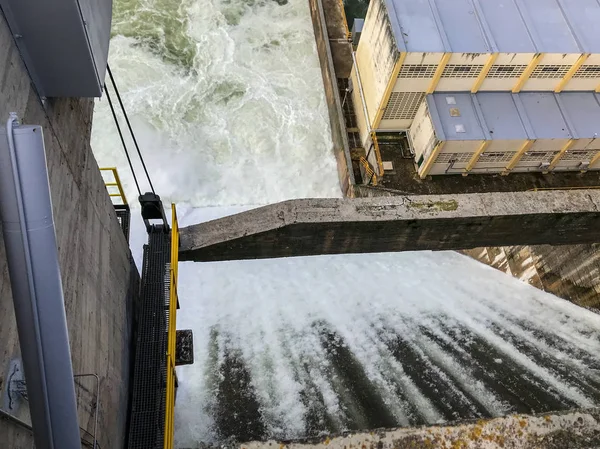 Aldeadavila Dam Międzynarodowym Parku Przyrody Douro Arribes Del Duero Salamanca — Zdjęcie stockowe