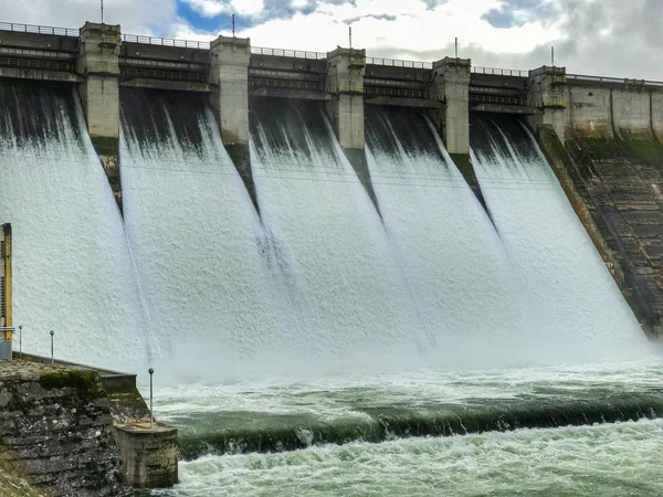 Aldeadavila Dam Internationale Natuurpark Van Douro Arribes Del Duero Salamanca — Stockfoto