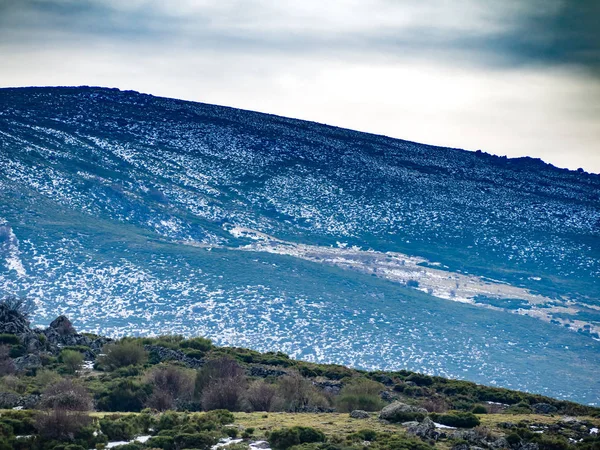 Aerial View Mountain Landscape Covatilla Bejar Salamanca — Stock Photo, Image