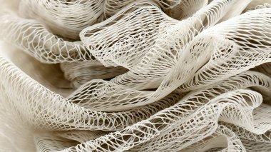 Gri soyut banyo süngeri dokusu arkaplanı