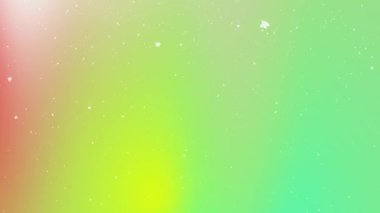  Modern Retro Estetik için Soyut Şeftali Girdapları, Yeşil ve Teal