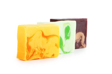 kozmetik ve hijyen beyaz bir arka plan üzerinde