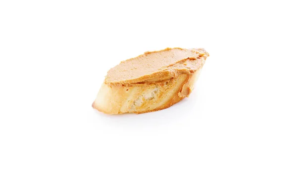 Café Manhã Saudável Com Manteiga Amendoim — Fotografia de Stock