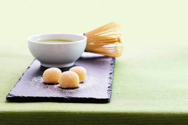 Preparation Japanese Mochi Rice Dough — Stock Photo, Image