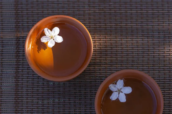 As tradições de beber chá oriental — Fotografia de Stock