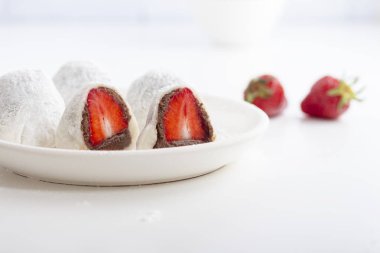 Japon mochi 'sinin pirinç hamurundan hazırlanması