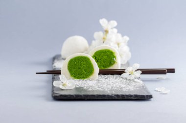 Güzel bir kahvaltı için Japon ulusal tatlısı.