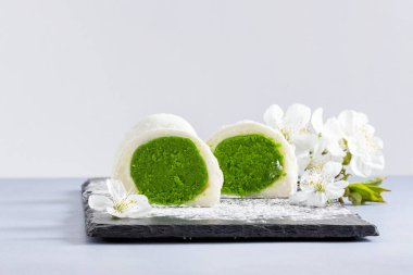 Güzel bir kahvaltı için Japon ulusal tatlısı.