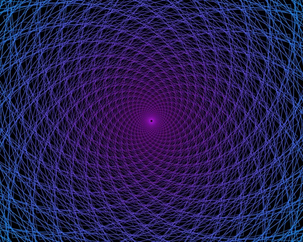 Patrón geométrico abstracto sobre fondo negro, geometría vectorial, abstracción de color, ilustración vectorial — Archivo Imágenes Vectoriales