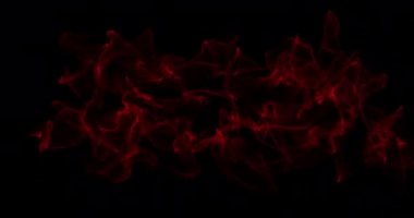 Animasyon yüzde 90 indirim. Siyah bir arka plan üzerinde kırmızı sayıların tezahürü