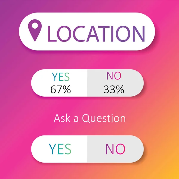 Download 117 Instagram Poll Vector Images Free Royalty Free Instagram Poll Vectors Depositphotos