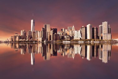 New York cityscape, ABD