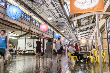 Etkinliği Chelsea Market içinde