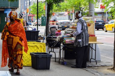 Harlem, Manhattan sokak satıcı