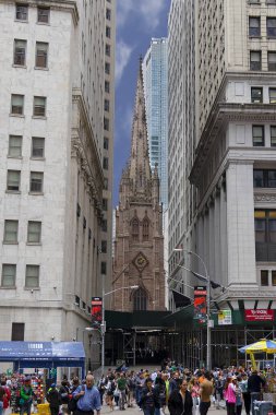  New york finans bölgesi Trinity Kilisesi ile faaliyet içinde belgili tanımlık geçmiş
