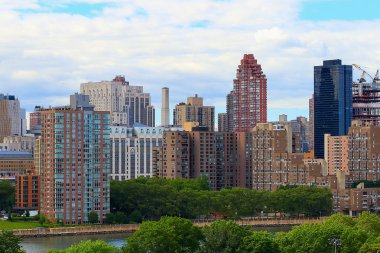 Roosvelt ada manzarası içinde New York City, Amerika Birleşik Devletleri