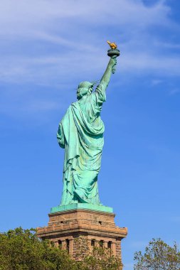 Arka yüzüne özgürlük heykeli