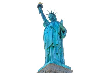 Özgürlük Anıtı'nın üzerinde beyaz