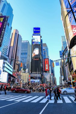 Times Square'de günbatımı