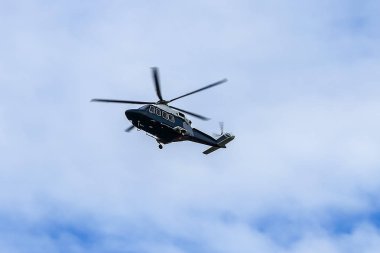 Manhattan'ın helikopter görünümünü
