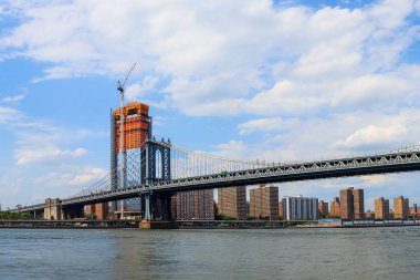 Manhattan Bridge görünümünü yakın çekim