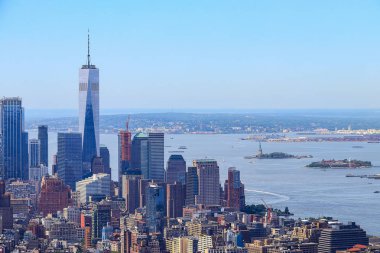 Sabah sis ile New York City Güney görünümü