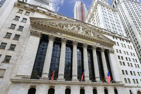 New York Stock Exchange New York Grootste Effectenbeurs Ter Wereld — Stockfoto